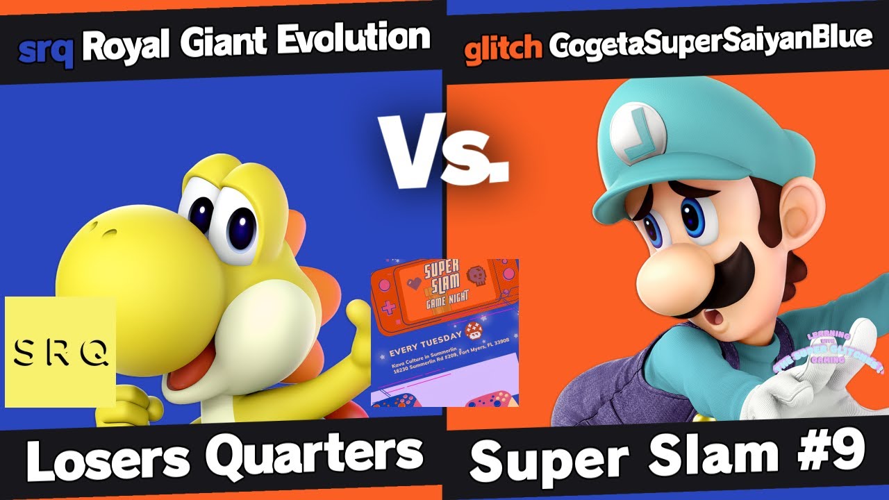 Super Slam 9 - Royal Giant Evolution (Yoshi) vs GogetaSuperSaiyanBlue (Luigi) - Losers Quarters