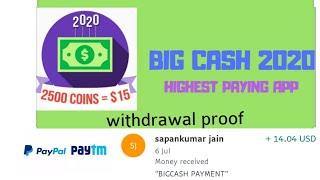 big cash payment proof 2021/ download  and start earning screenshot 5