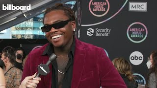 Gunna Reacts to Rihanna Dressing as Him For Halloween | AMAs 2021