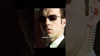 “Goodbye Mr. Anderson” #warnerbros #thematrix #agentsmith #neo #morpheus #trinity