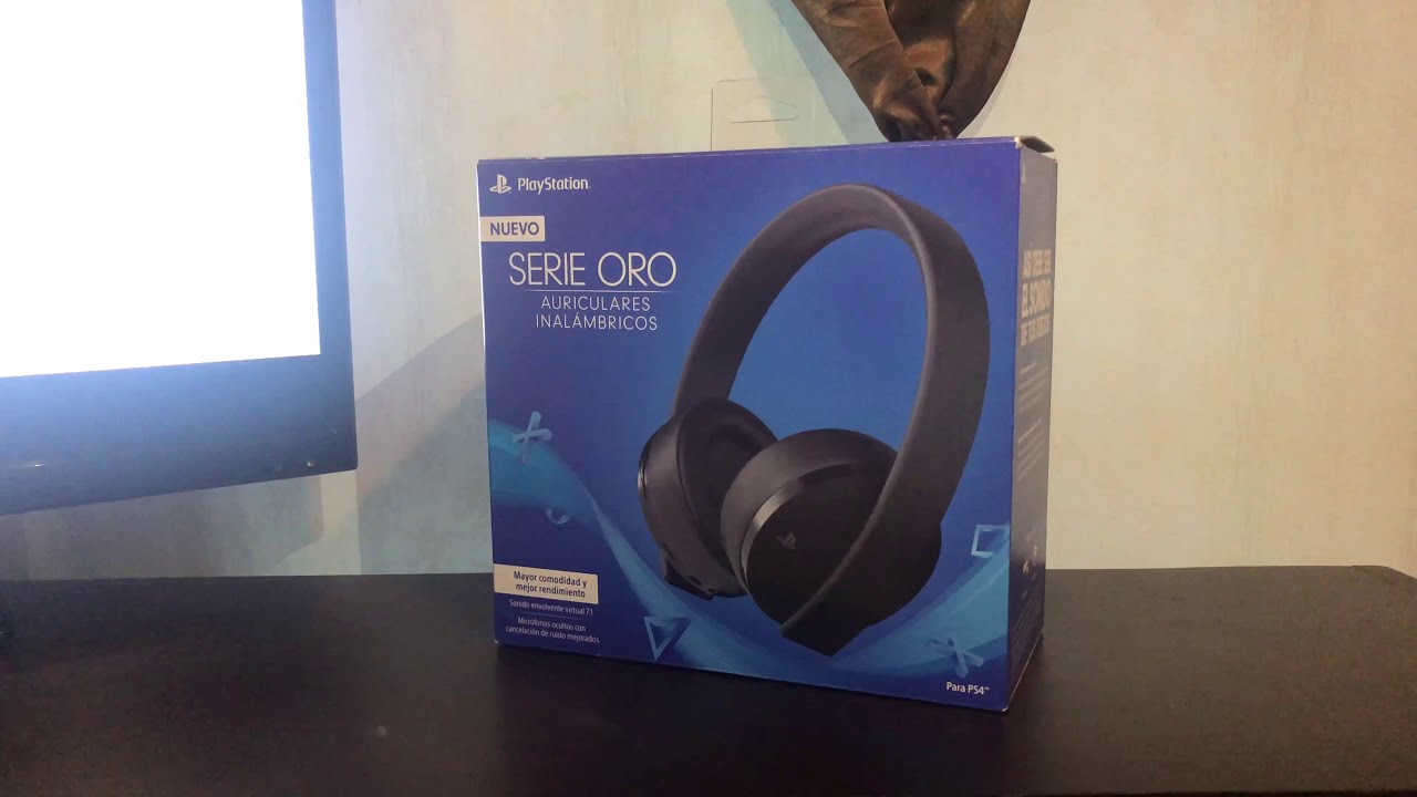 AURICULARES PS4 SERIE ORO