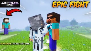 STEVE IS 1ST BOSS 😱 || MINECRAFT DARK HEROES SERIES SEASON 3 EPESODE 10 @ProBoiz95 @junkeyy