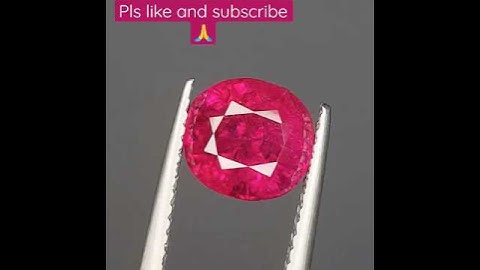 Natural Ruby from Afghanistan.