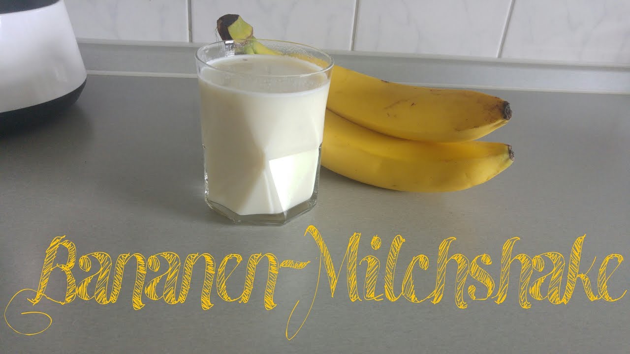 Bananen Milchshake in der Monsieur Cuisine Plus, Milchshake,ohne Zucker ...