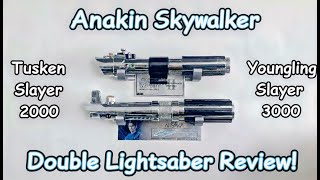 We bought Anakin's "Tusken Slayer 2000" & "Youngling Slayer 3000" sabers... But Which One Is BETTER?