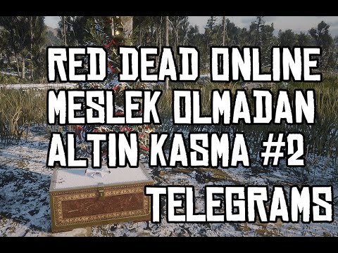 (SÜRE KURALI ANLATIMLI) RED DEAD ONLINE REHBER - YENİ BAŞLAYANLAR İÇİN MESLEKSİZ ALTIN KASMA #2