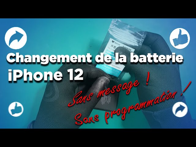 Batterie iPhone 11 sans message d'erreur