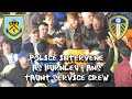 Burnley  1 - Leeds United 1 - Police Intervene as Burnley Fans Taunt Service Crew - 29 August 2021