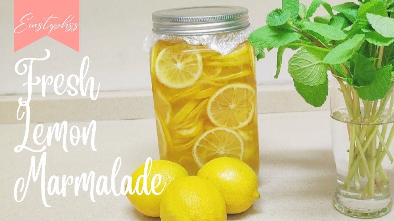 Fresh Lemon Marmalade Korean Style How to Preserve Fresh Lemons YouTube
