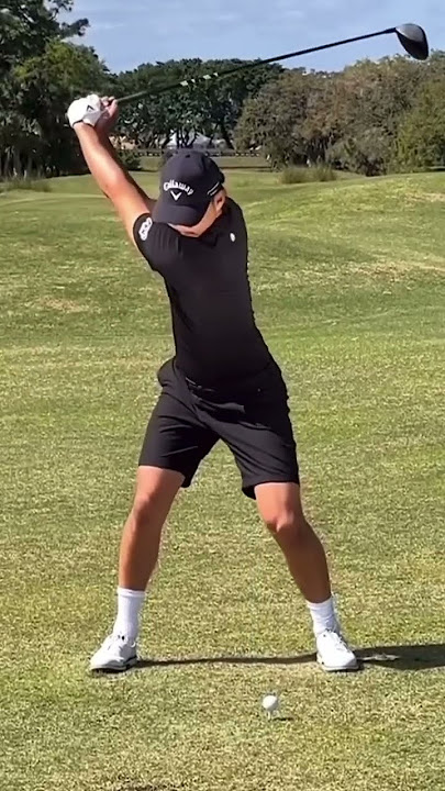 Min Woo Lee Driver Swing Slow Motion