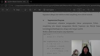 Penerapan Integrasi Numerik Menggunakan Metode Trapesium dan Simpson 1/3 | Metode Numerik