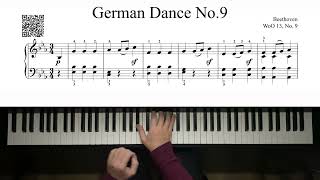 Beethoven - German Dance WoO 13, No. 9 - 3,990pts