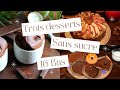 Trois desserts sans sucre et ig bas