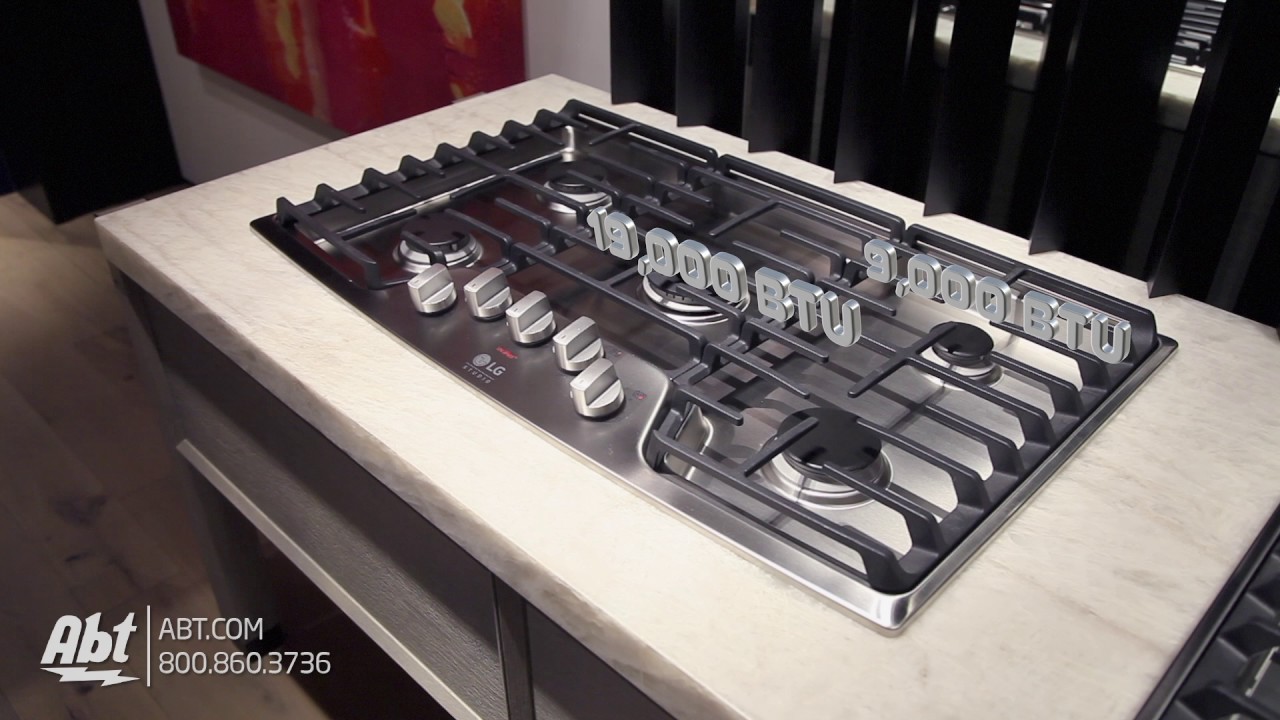 Lg Studio 36in Gas Cooktop Lscg367st Tour Youtube