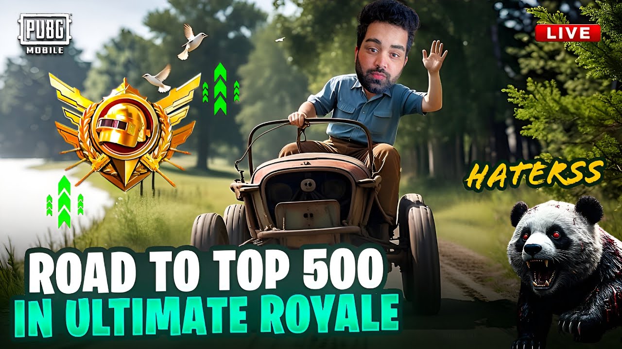 ULTIMATE ROYALE LIVE RANK PUSH TOP 500 | PUBG MOBILE LIVE - YouTube