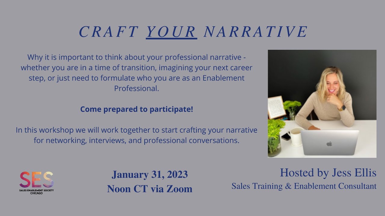 SES Chicago: Crafting Your Narrative