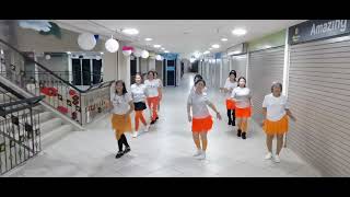 Download Lagu New Cikini Gondangdia 26 Line Dance - Demo By D'Sisters \u0026 Friends LDG MP3