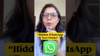 WhatsApp Text Formatting Tricks | Bold, Italic, Strikethrough Kaise Kare | Take Screenshot