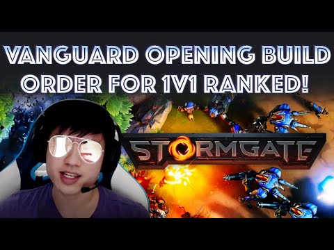 Stormgate - Vanguard Opening Build Order for 1v1 Ranked!