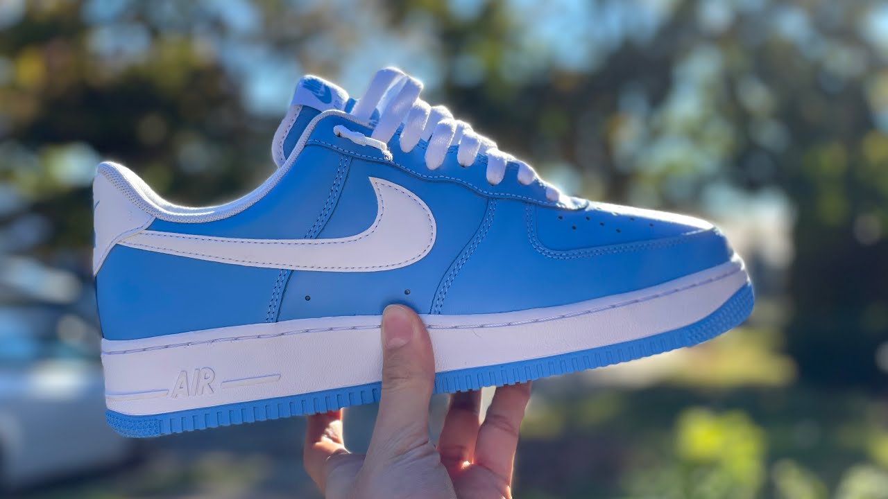 unc nike air force 1