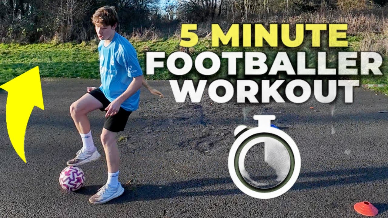 5 Minute Follow Along Ball Mastery Routine For Footballer/Improve Your Ball Control