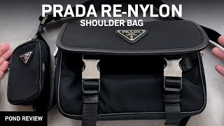 กระเป๋าที่ช่องเยอะจนตกใจ! Prada Re-nylon Shoulder Bag