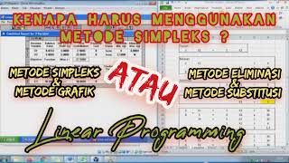 Linear Programming Simplex Method Using WinQSB
