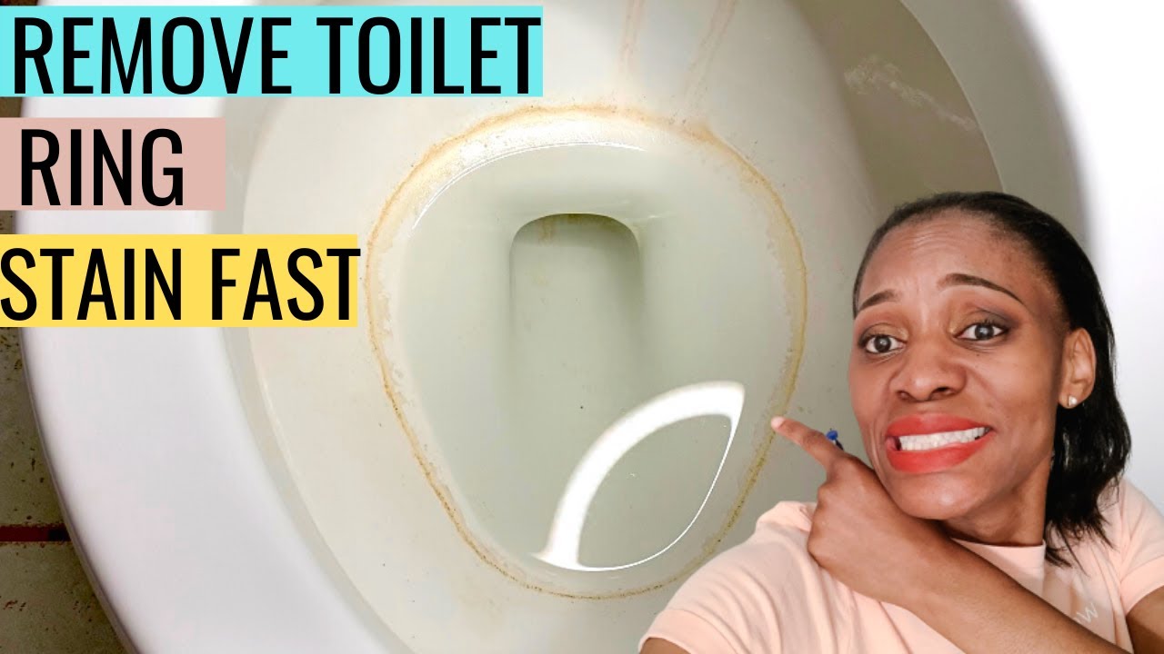 Remove Hard Water Ring In Toilet Bowl Fast and Easy - YouTube