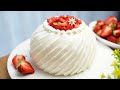 컵 계량   딸기 생크림 케이크   이런 생일 케이크는 어떠세요?   Strawberry Whipped Cream Cake   쫀쫀한 우유 상티 크림의 비밀