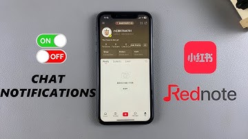 How to Turn Chat Notifications On / Off In REDnote App