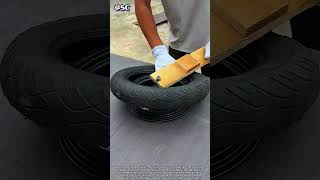 Homemade Tire Tool From Wood Works Better Than Bought! Genius DIY #Shorts #DIY
