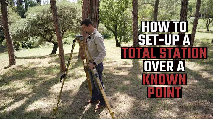 How to set-up a total station over a known point - SURVEYING TRAINING