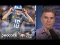 Detroit Lions defeat Las Vegas Raiders despite Jared Goff&#39;s pick 6 | Pro Football Talk | NFL on NBC