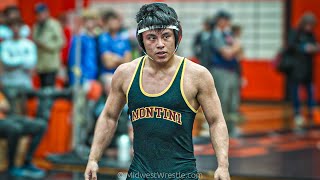 150 – David Mayora {G} of Lombard Montini IL vs. Jack Ferguson {R} of Yorkville IL