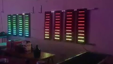 Vumetros LED con electrónica de LEDFACIL - www.LEDFACIL.com.ar