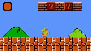 Super Mario Bros. Crossover - The Legend Of Zelda As Link Pc - Gameplay