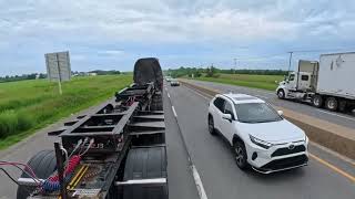 Driving the 12 axle on Quebec roads