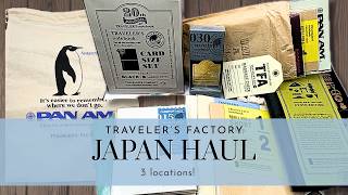 Travelers Factory Japan Haul Kyoto Tokyo Station Nakemeguro Stationery Haul Notebooks @ButterflyBlessingsStudio