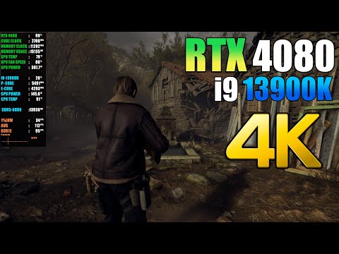 Resident Evil 4 Remake : RTX 4080 + i9 13900K ( 4K Maximum Settings / RTX ON )