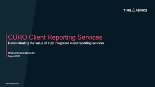 CURO client reporting services