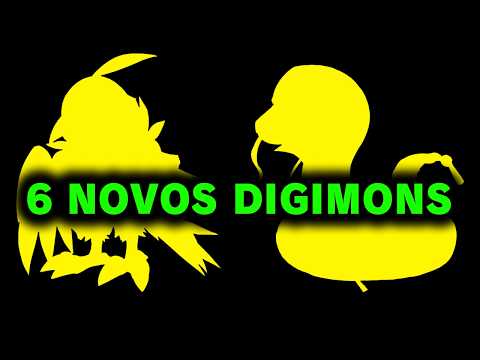 6 Novos Digimons Revelados - Novidades Digimon