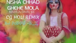 NISHA CHAD GEHE BHARI MOLA CG HOLI REMIX DJ PAPPU --D_K--