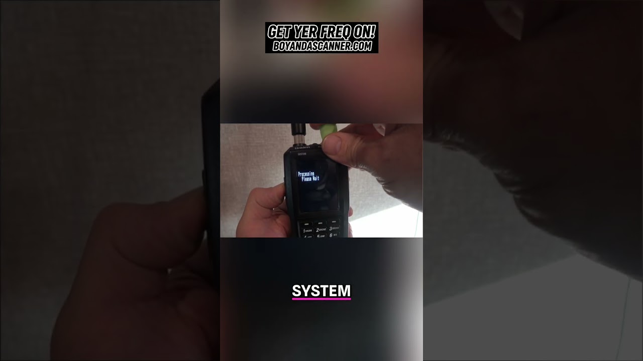 Uniden SDS100: Master Attenuator Settings for Favorites Lists! #shorts