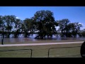 Mississippi River Flooding Mud Island - Friday PM
