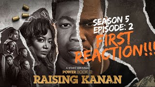 Power Book III: Raising Kanan – Season 5, Episode 2 “Many Men” FIRST REACTION #raisingkanan