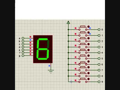 seven segment indicator + diode