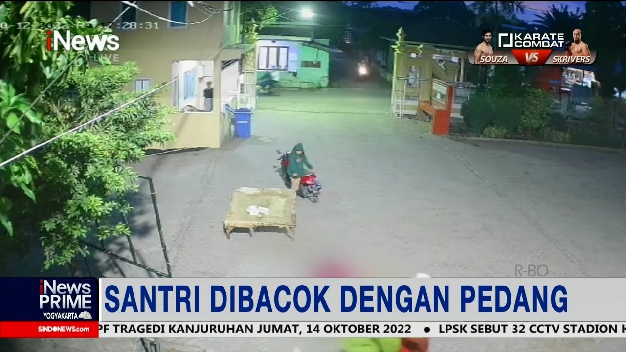 Terekam CCTV! Santri di Situbondo Diserang dan Dibacok dengan Pedang #iNewsPrime 14/10