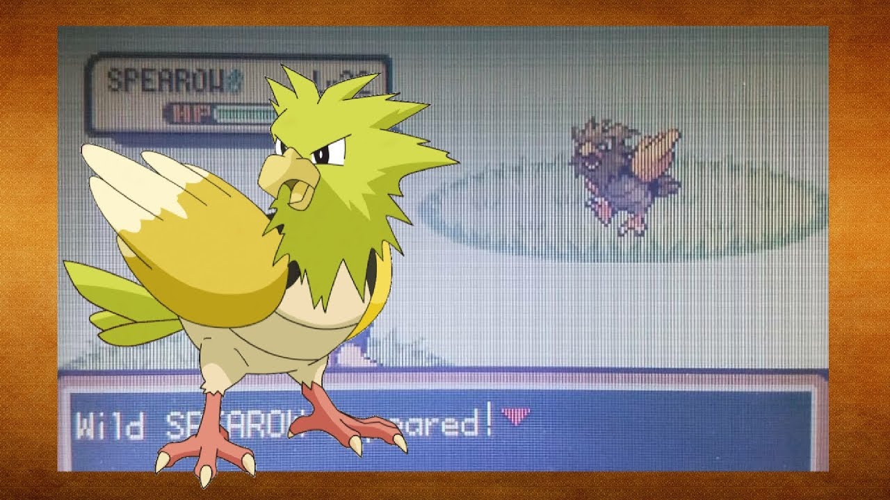 Shiny Spearow after 14,172 REs in Pokemon LeafGreen Version! [Phase 2]