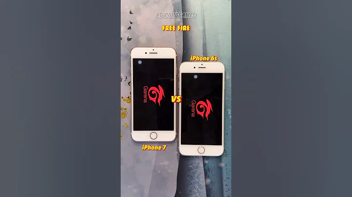 Fastest Free Fire - iPhone 6s vs iPhone 7 #shorts #freefire #iphone6s #iphone7