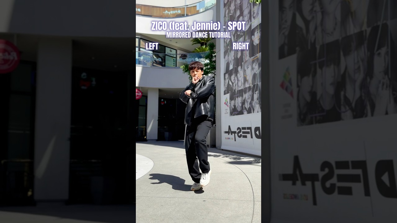 ZICO (feat Jennie) - SPOT🎯 DANCE TUTORIAL MIRRORED 